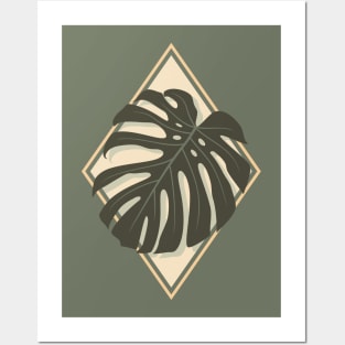 Tropical Plant. Monstera Posters and Art